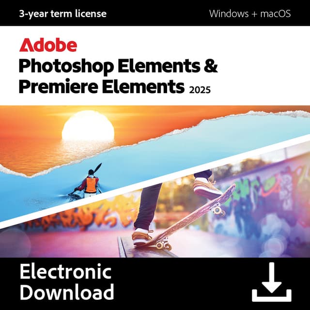 Adobe Photoshop & Premiere Elements 2025 - Elkjøp