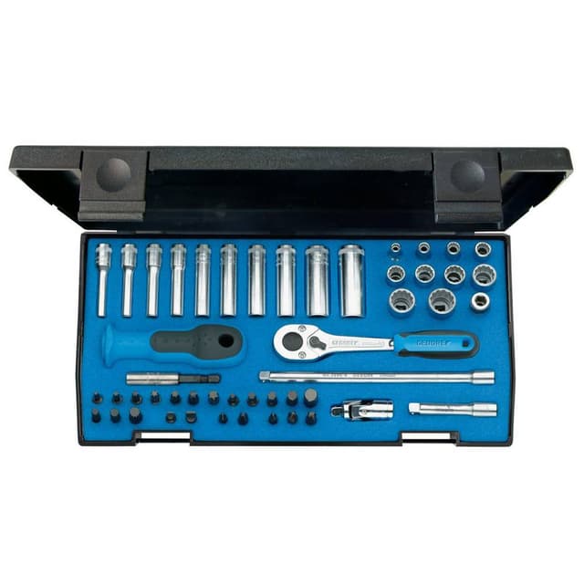 Gedore Hylsnyckelsats metrisk 1/4 49 delar 1815687