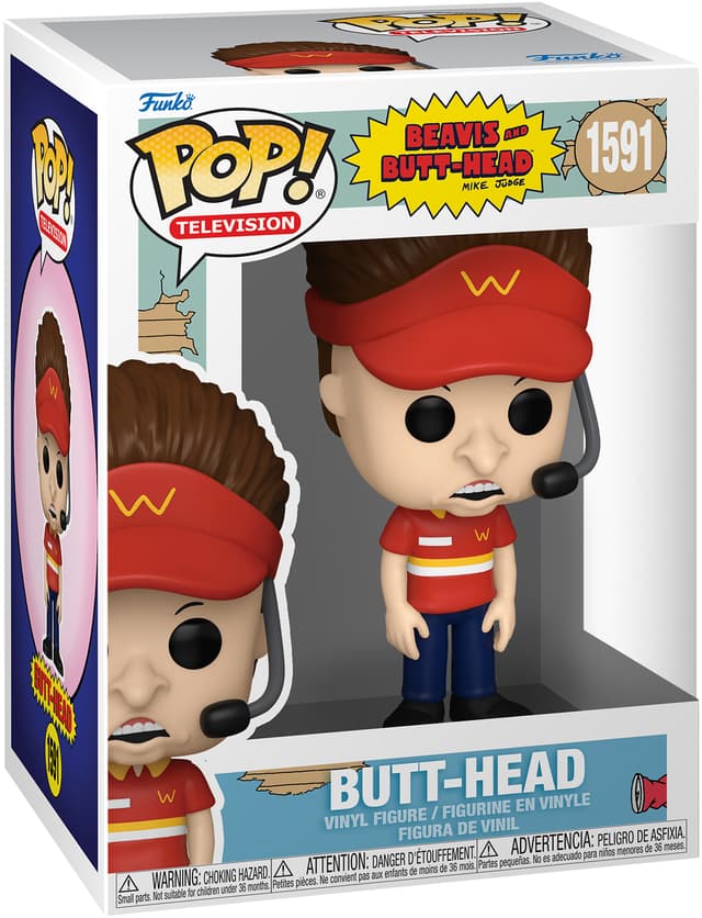 Funko Pop! TV: Beavis & Butt-Head – Beavis - Beavis and Butthead - Figurine en Vinyle à Collectionner - Idée de Cadeau - Produits Officiels - Jouets Funko Pop! TV: Beavis & Butt-Head – Beavis - Beavis and Butthead - Figurine en Vinyle à Collectionner - Idée de Cadeau - Produits Officiels - Jouets