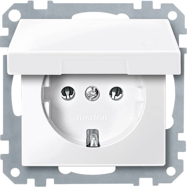 Merten Insats Vägguttag System M, 1-M, M-Smart, M-Plan,