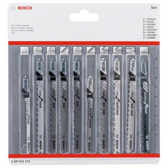 Sticksågsblad Bosch Accessories 2607011172 N/A 10 st