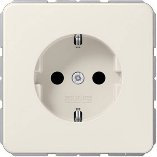 Jung 1x Insats Vägguttag Creme CD1520KI
