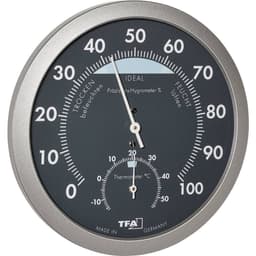 TFA Dostmann 45.2043.51 Termo- /hygrometer Antracit, Sølv