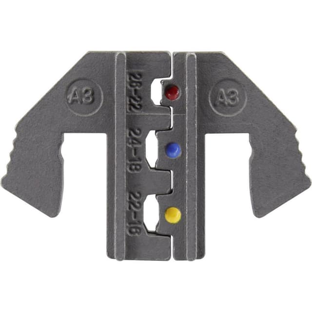 TOOLCRAFT PLE-0A3 Krympinsatser Crimpinsats för