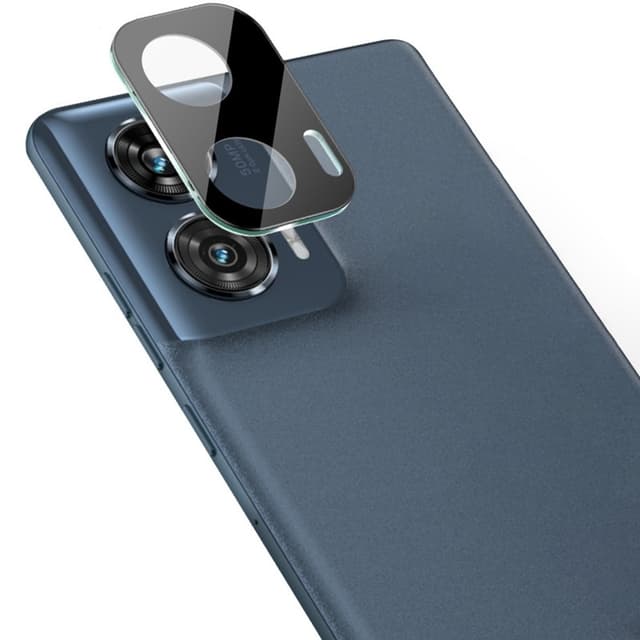 2-PACK SKALO Motorola Edge 50 Fusion 3D Linsskydd/Kameraskydd Härdat Glas - Svart