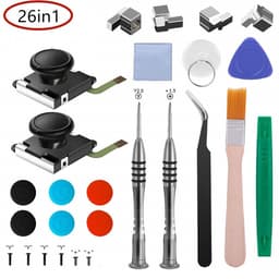 26-osainen joystick-korvaus Nintendo Switch Stick -korjaustyökalusarjaan Monivärinen