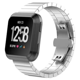 Sommerfuglspenne-klokkerem i rustfritt stål for Fitbit Versa/Lite Sølv
