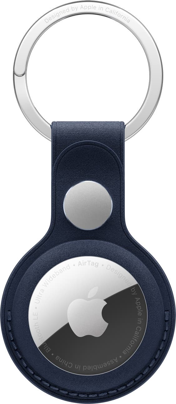 Apple FineWoven keyring for Apple AirTag (Black)