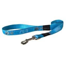 Leash Rogz Fancy Dress XL 25mm Armed Response, turkis potemønster