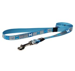 Snor til hvalpe medium 16mm, Blue Bones mønster