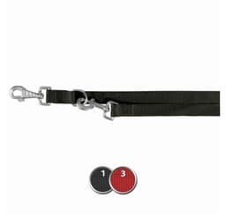 Klassisk justerbart bånd, M–L: 2,00 m/20 mm, svart