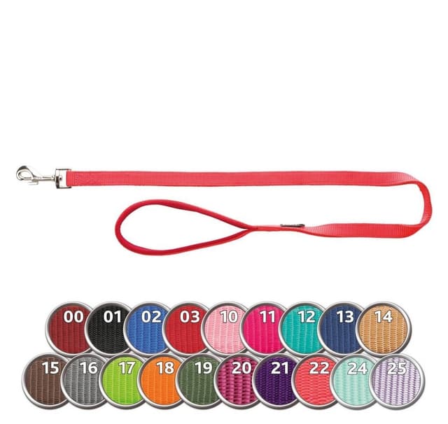 Premiumkoppel, m–l: 1,00 m/20 mm, karamell, Trixie