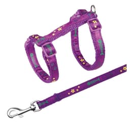 Killingsele med snor, motivrem, nylon, 22–36 cm/10 mm, 1,20 m