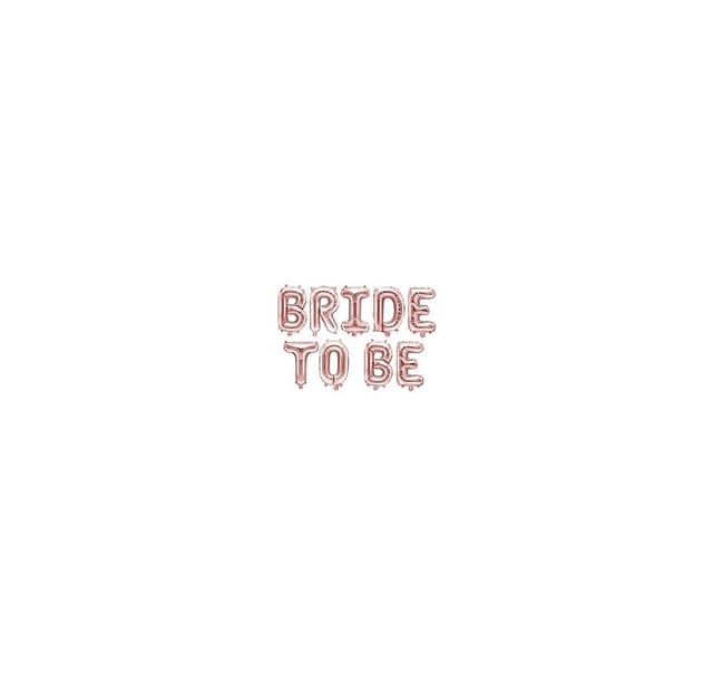 Folieballon ""Bride to be""