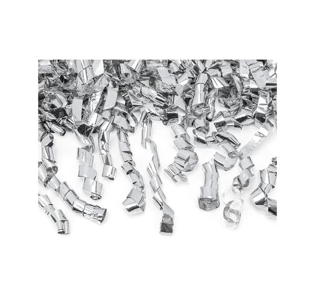 Smällare, silverslingor, 80 cm