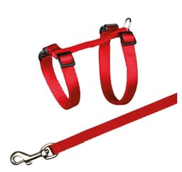 Kattesele med snor, nylon, 27–45 cm/10 mm, 1,20 m