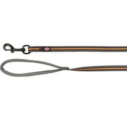 Fusion sporingssnor, gummieret, M–XL: 10 m/17 mm, grafit/papaya
