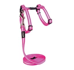 Kattsele med koppel alleycat rosa 24-40cm/1,8m, Rogz