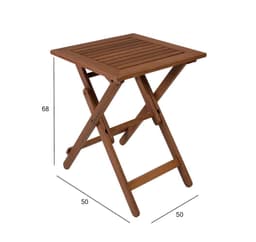 Bord ROUEN 50x50xH68cm, meranti