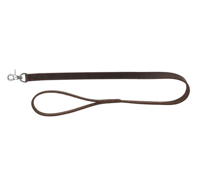 Maalaismainen fatnahkahihna, M–L: 1,00 m/20 mm, tummanruskea