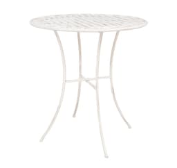 Bord JASMINE D70xH75cm, antikvit metall