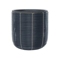 Plantekar WICKER D35xH36cm, blåsvart