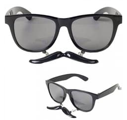Glasögon + mustasch