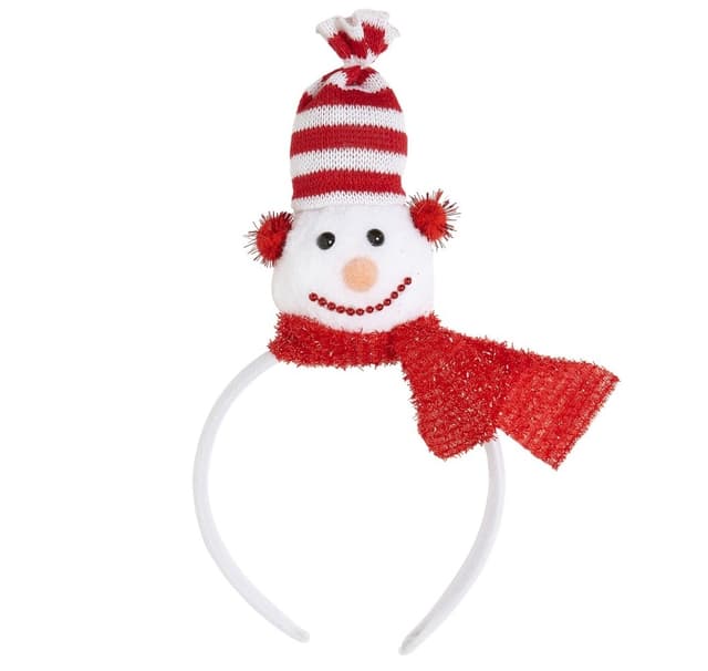 Snögubbe pannband