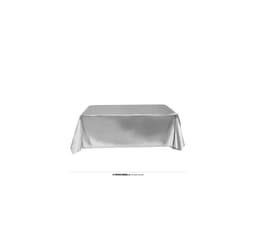 Duk folie sølv 137cm x 274cm