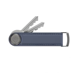Valenta Key Organizer Snap Leather Blå