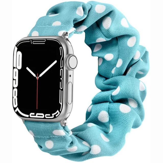 Scrunchie Elastic Armbånd Apple Watch 7 (41mm) - Bluedot