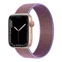Nylonrannekoru Apple Watch 7 (45 mm) -Lilac