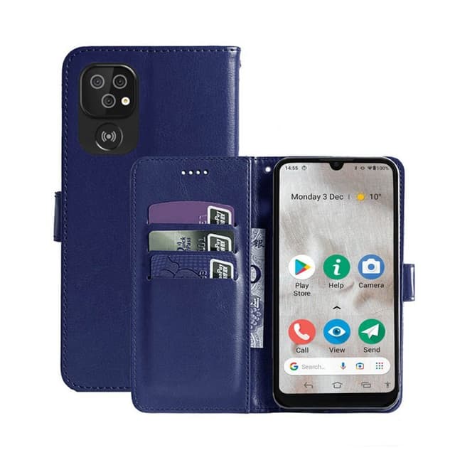 Wallet Cover 3-kort Doro 8110  - mørk