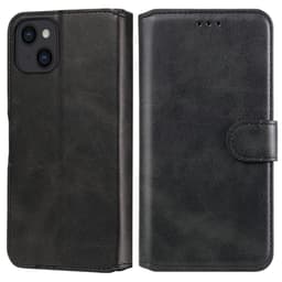 SKALO iPhone 13 Classic Lompakkokotelo - Musta