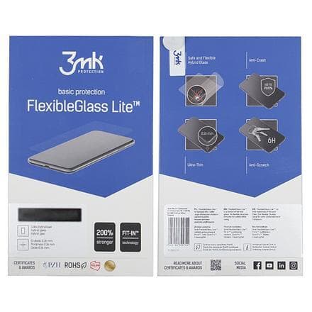 3MK Flexible Glass Lite Galaxy A50, Samsung, Hybrid Glass, Clear, Clea