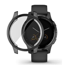 Klockfodral kompatibelt med Garmin Vivoactive 4S 40 mm Svart