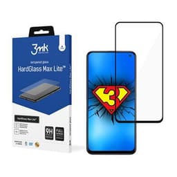 3MK Samsung Galaxy F52 5G HG Max Lite Black, korkein naarmuuntumiskestävyys 9H  Voimakas  Täydellinen värintoisto  Helppo koota