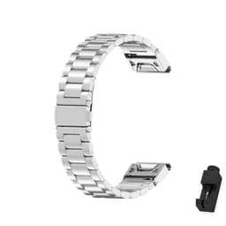 Garmin Fenix 5S / 5S Plus armbånd Rustfrit stål Sølv