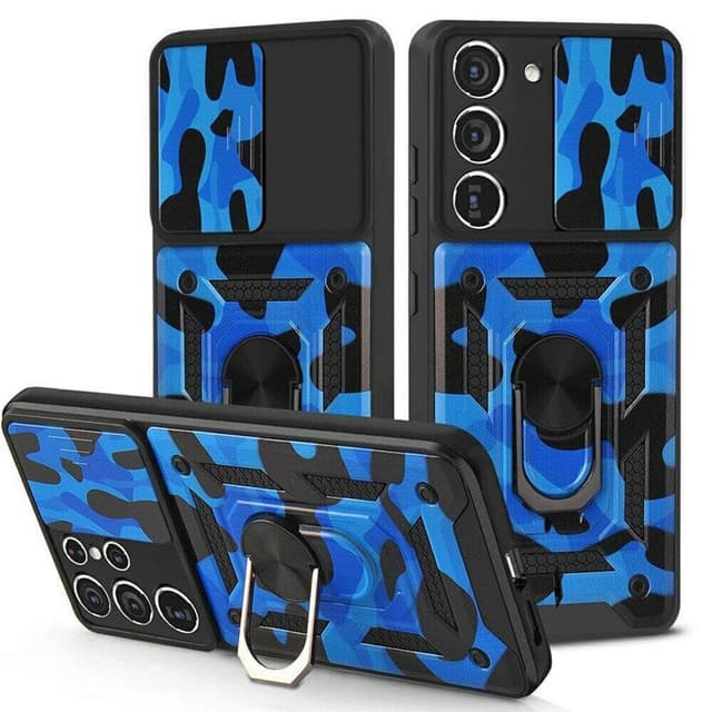 Camo skal 3i1 Samsung Galaxy S22  - Mörkblå