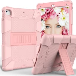 2021 iPad Pro 12,9" kotelo, silikoni / PC pinkki