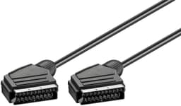 Goobay Scart-anslutningskabel, förnicklad, ø 7 mm