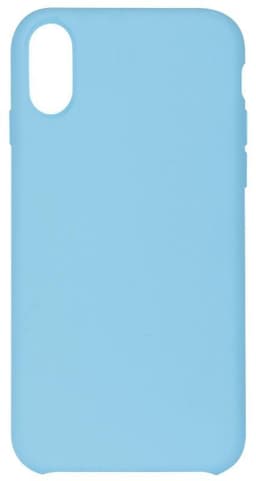 Essentials iPhone X/XS, Liquid Silicone Cover, pastellblå