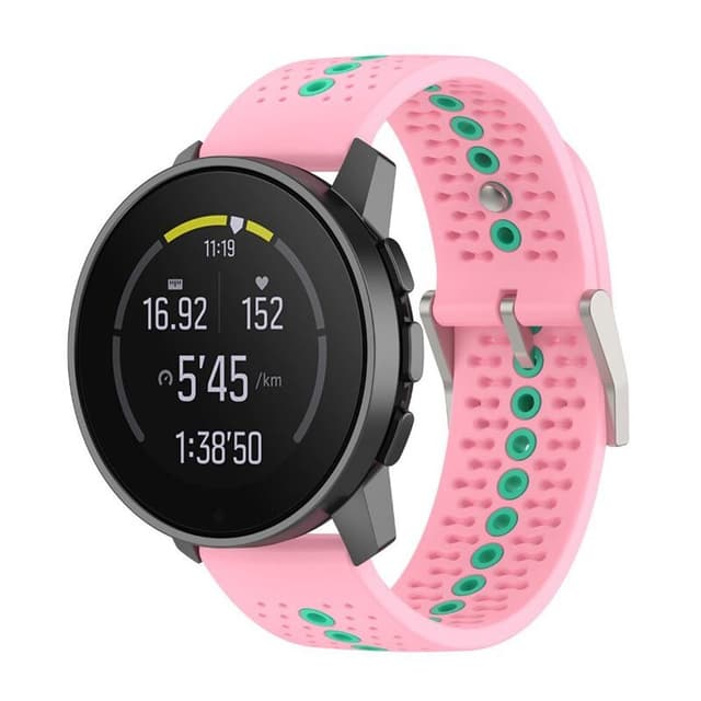 Urheilullinen rannekoru Suunto 5 Peak - Vaaleanpunainen/vihreä
