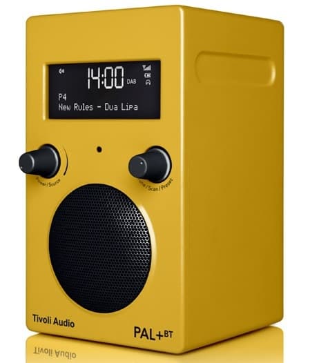 Tivoli Audio PAL+BT DAB+/Bluetooth, Gul