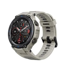 Amazfit T-Rex Pro Smart-ur, GPS (satellit), AMOLED Display, Touchscreen, Pulsmåler, Aktivitetsovervågning 24/7, Vandtæt, Bluetooth, Desert Grey