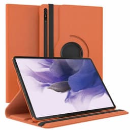 360° käännettävä kotelo Samsung Galaxy Tab S7 FE - Oranssi
