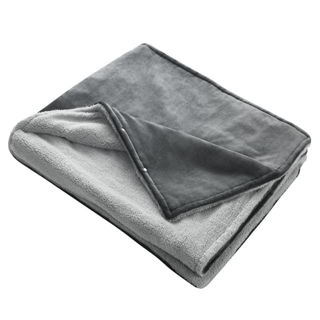 Medisana 3in1 Uppvärmd filt Filt HB 677 Fleece, Grå