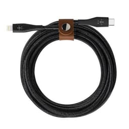 Belkin DuraTek Plus USB-C-salama, musta (1,2 m)