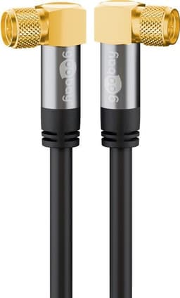 Goobay SAT-antennkabel (135 dB), 4x skärmad