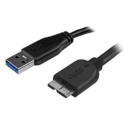 StarTech.com USB3AUB2MS, 2 m, USB A, Micro-USB B, USB 3.2 Gen 1 (3.1 Gen 1), Han
